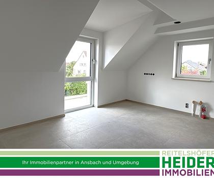 3 Zi. Neubau-Wohnung in Ansbach-Eyb