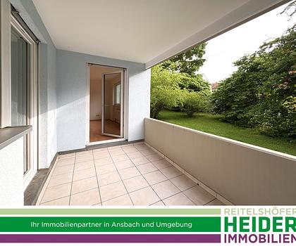 3 Zi.-Wohnung mit Einbauküche, Balkon